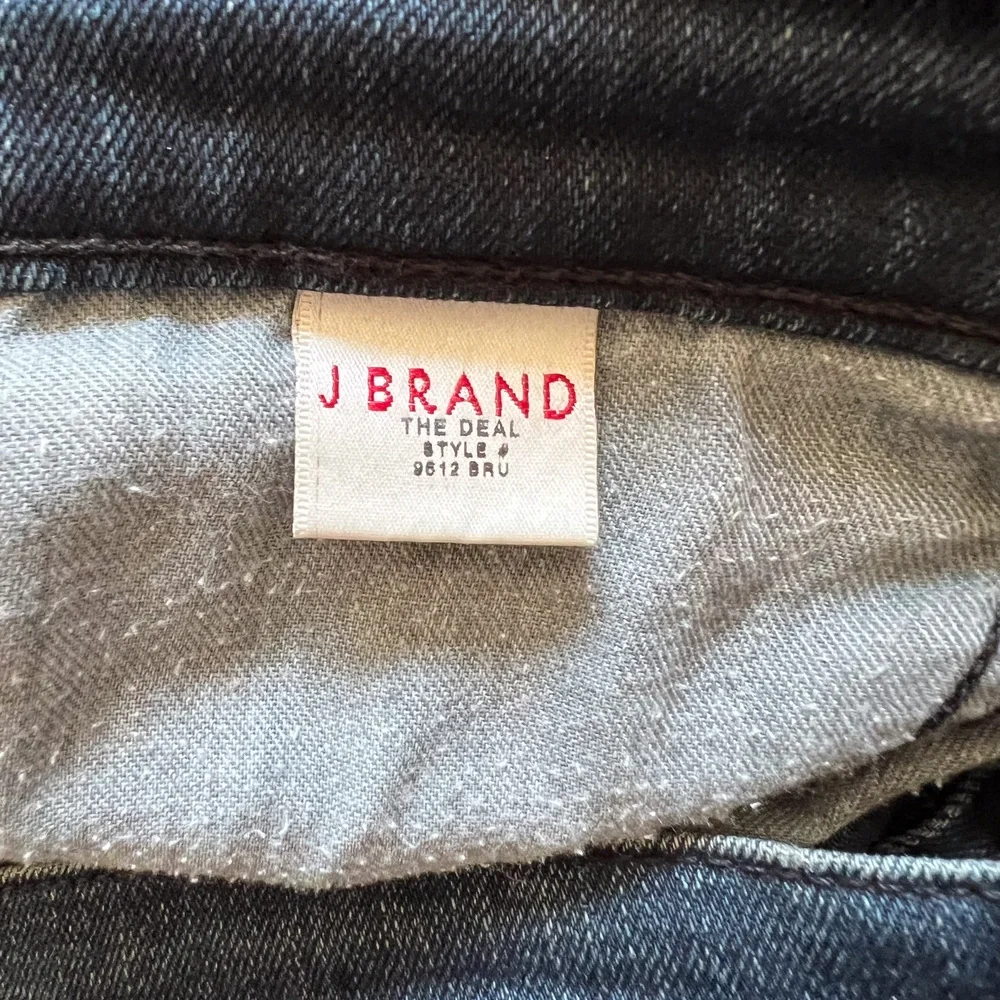 J Brand The Deal Style 9612 Bru Skinny Jeans Size 30 Dark Blue Mid Rise